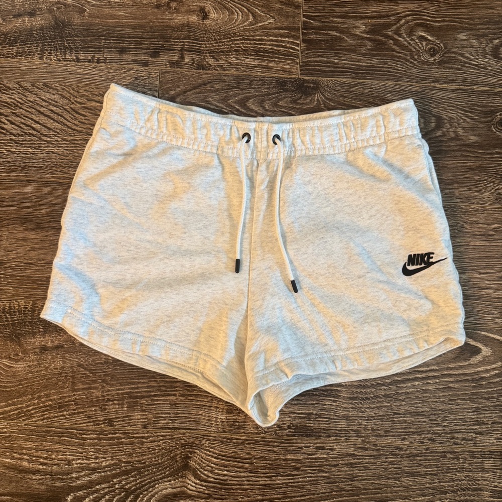 Light grey Nike sweat shorts